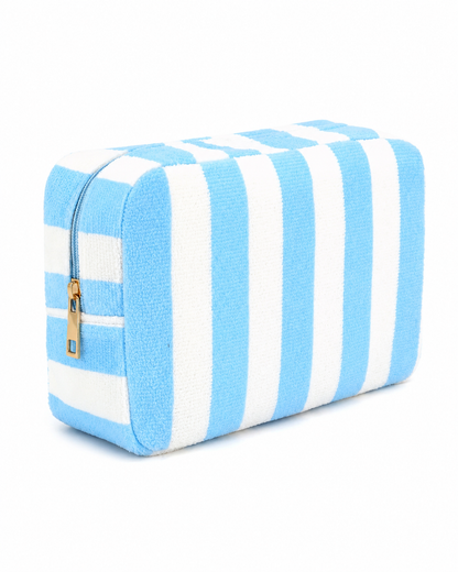 Striped Terry Pouch
