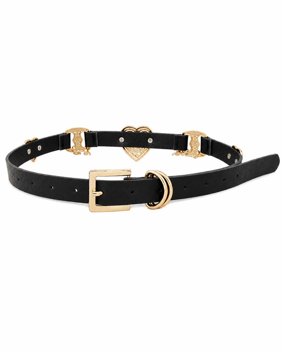 Vintage Heart Charm Belt