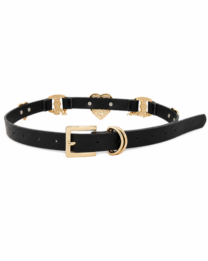 Vintage Heart Charm Belt