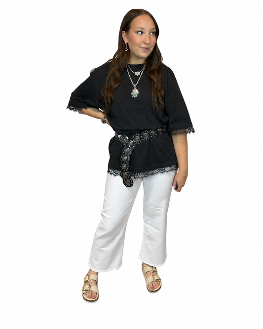 Lace Trim Tee
