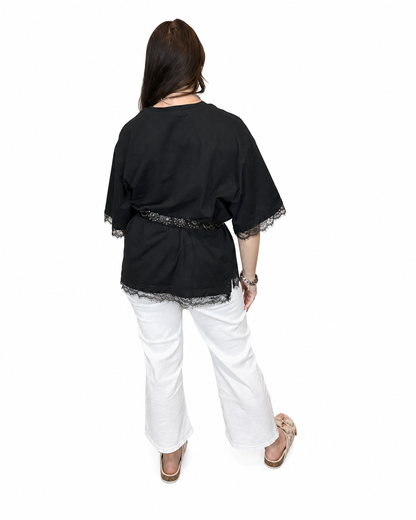 Lace Trim Tee