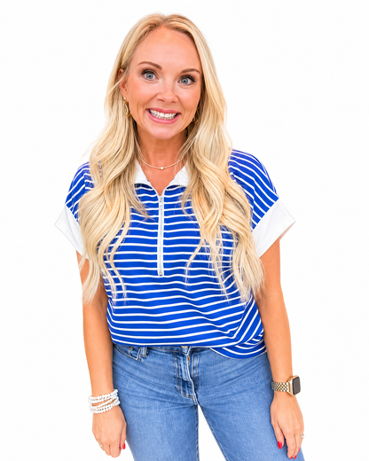 Rugby Stripe Pullover