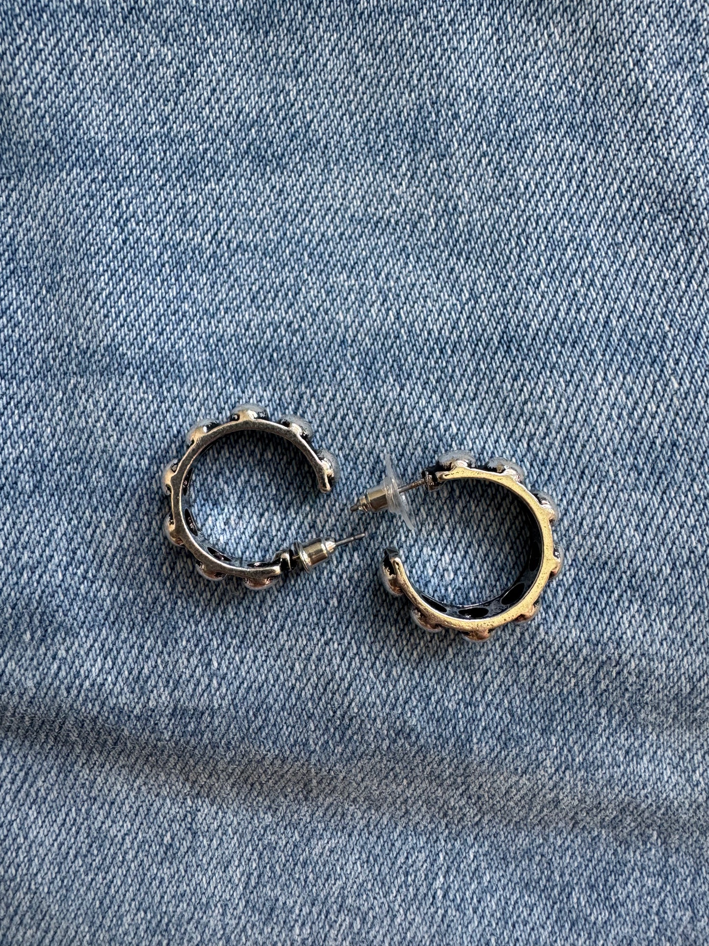 Beaded Hoop Earrings
