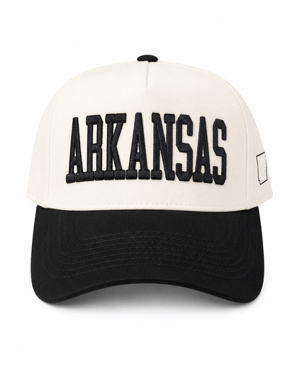 Arkansas Vintage Trucker Hat - Black