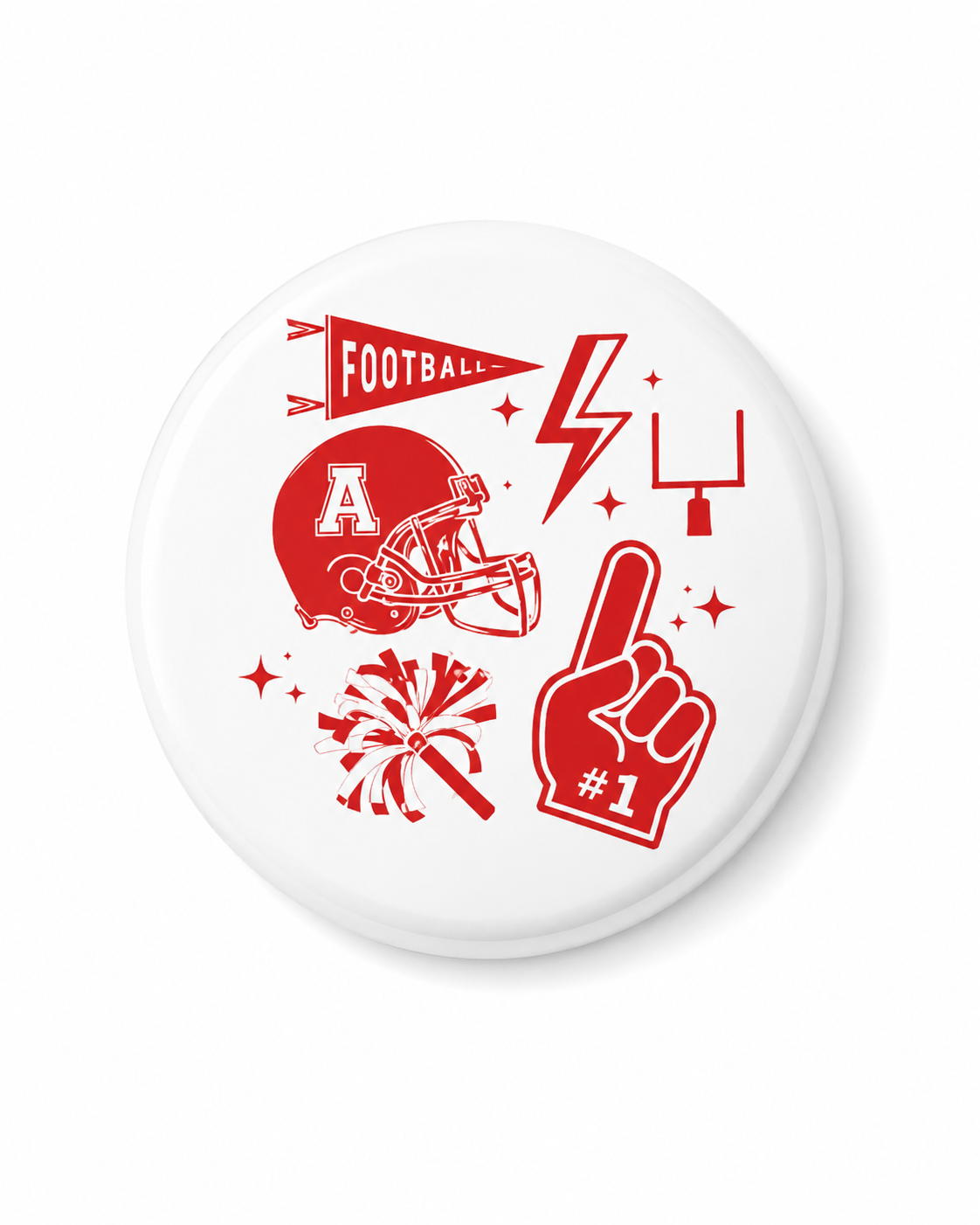 Game Day Button Pin