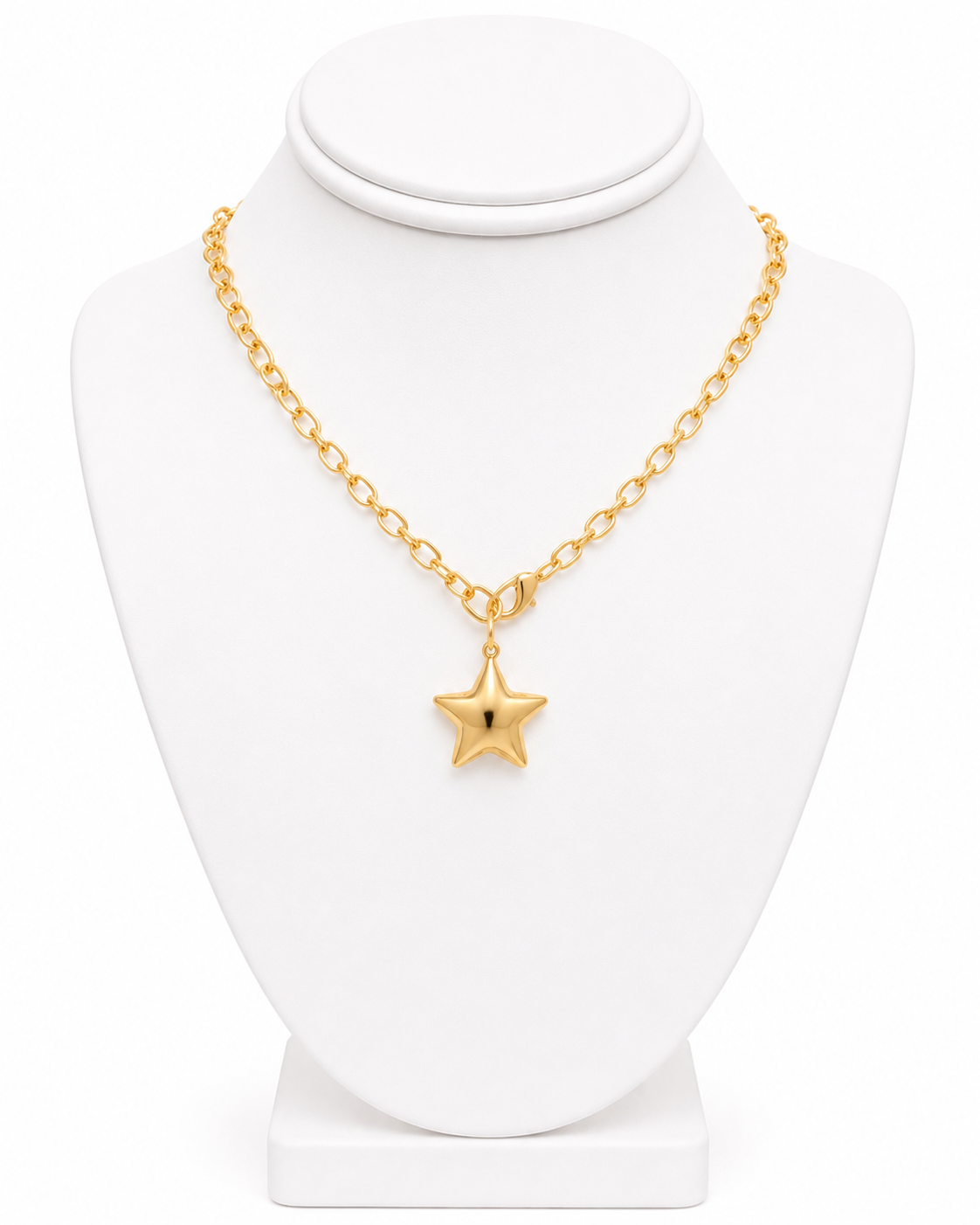Golden Star Pendant Necklace