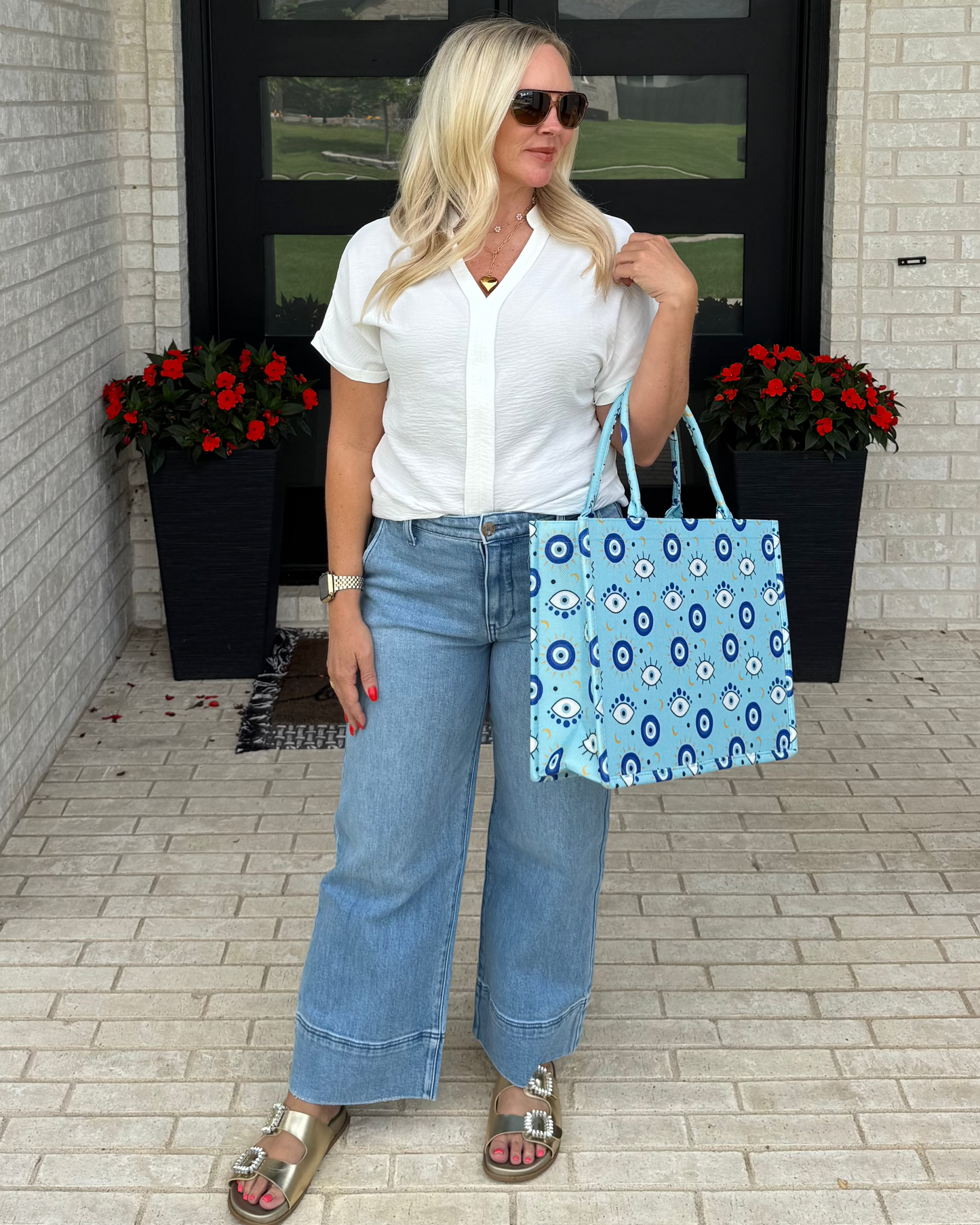 The Blake Essential Blouse - White
