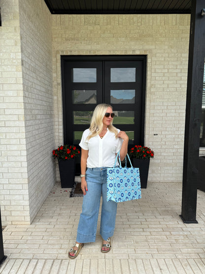 The Blake Essential Blouse - White