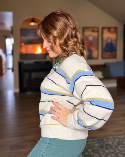 Bright Side Stripe Sweater