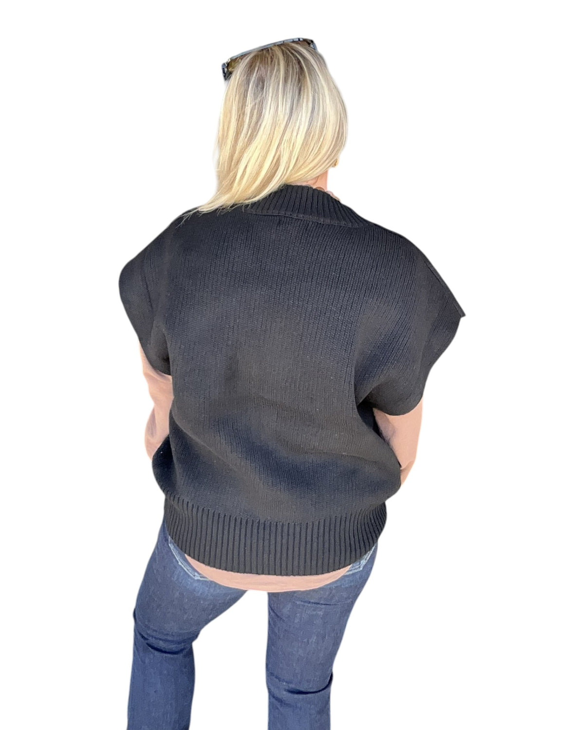 On the Button Cardigan - Black