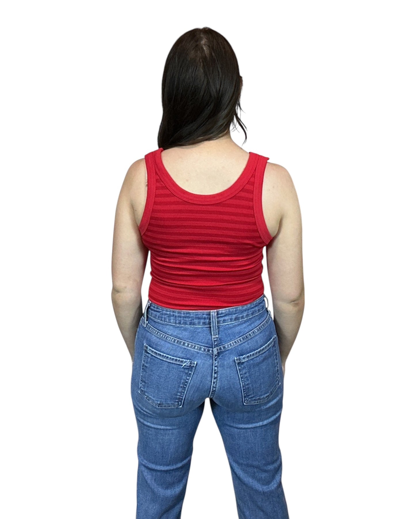 Everyday Reversible Tank - Red Stripes