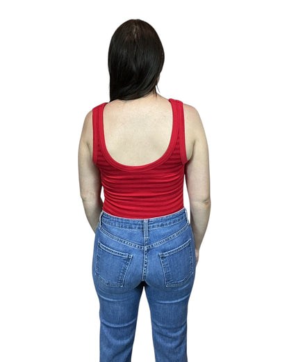 Everyday Reversible Tank - Red Stripes