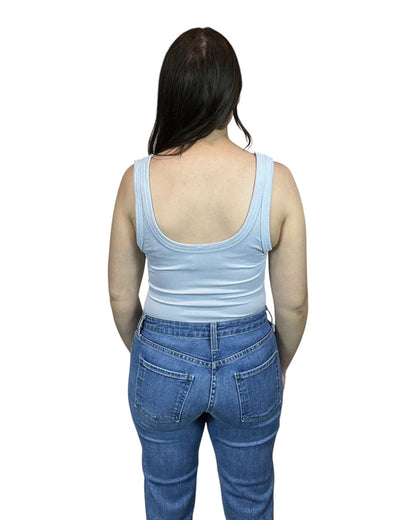 Everyday Reversible Tank - Light Gray
