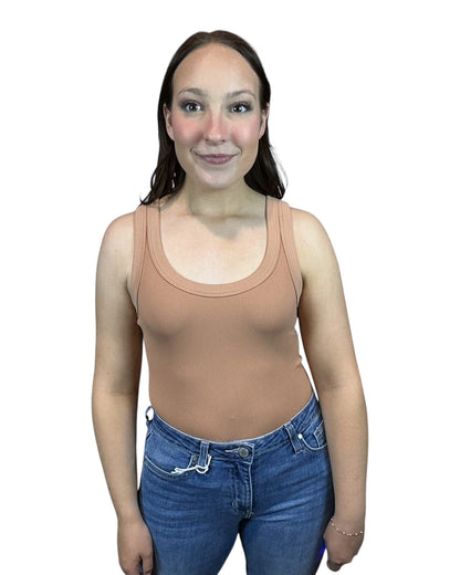 Everyday Reversible Tank - Mocha