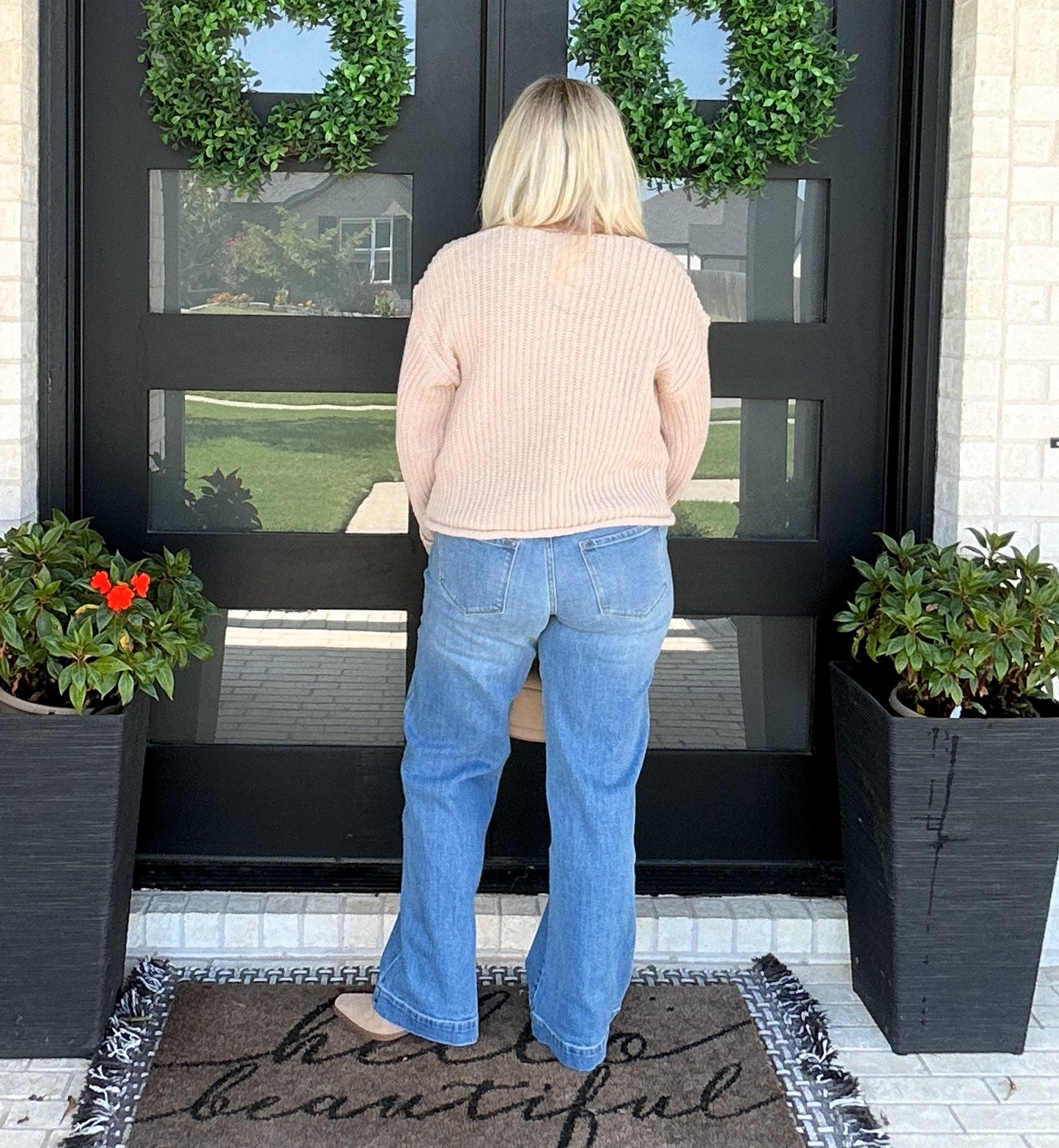 Audrey Knit Cardigan - Latte