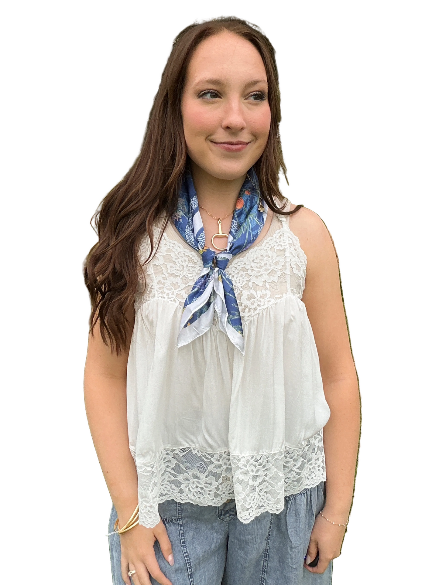 Lace Trim Tank