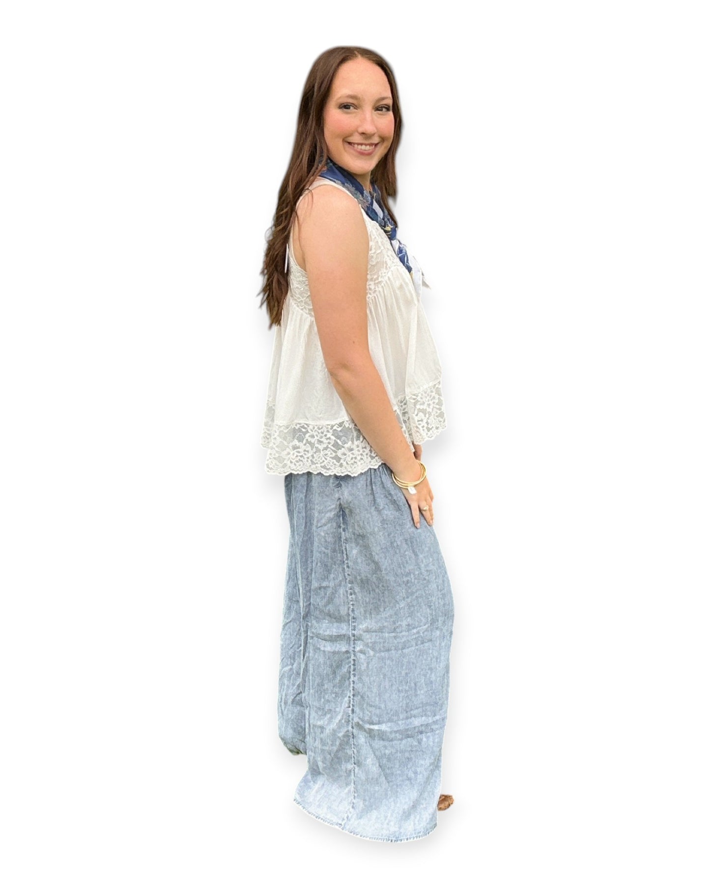 Lace Trim Tank