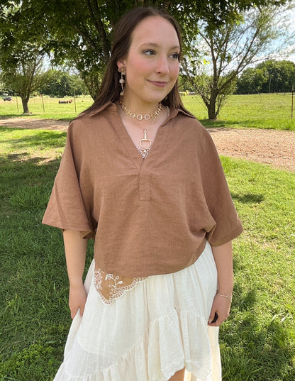 The Luxe Linen Top