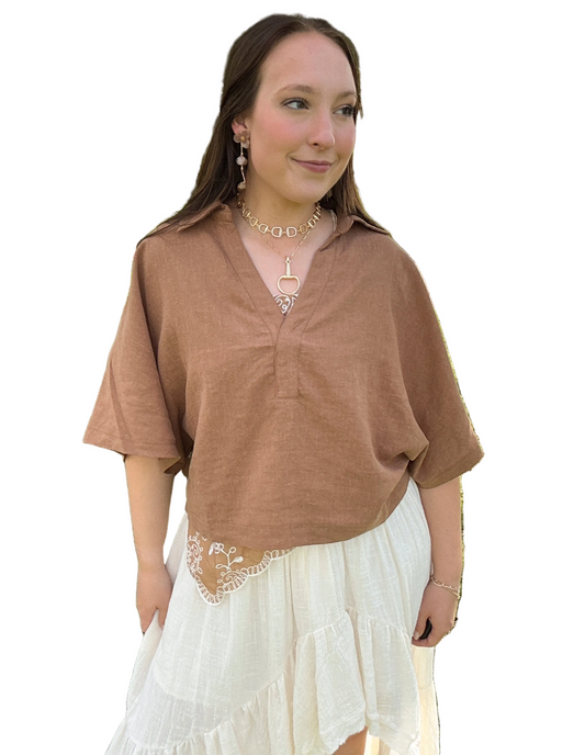 The Luxe Linen Top