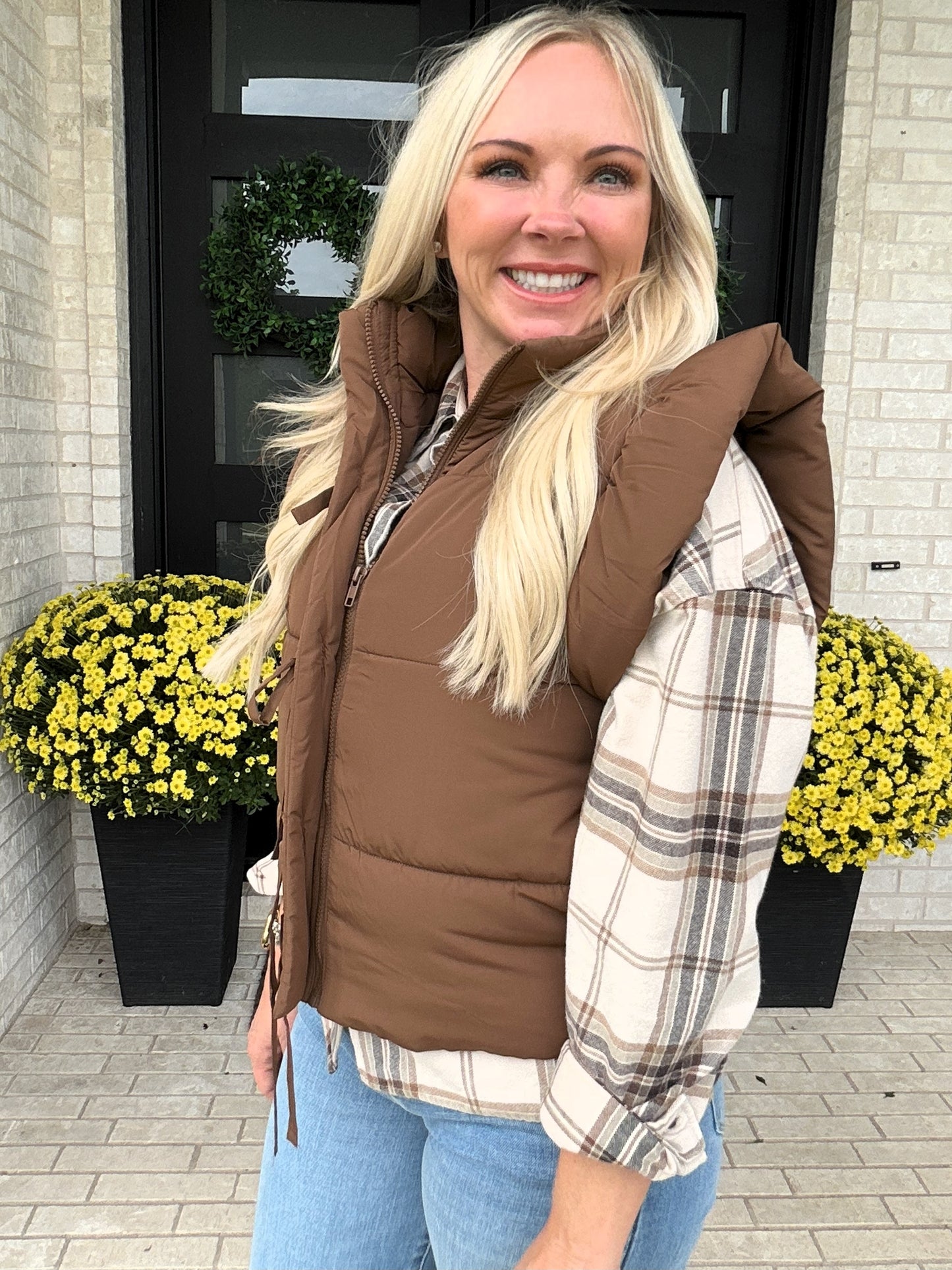 Cocoa Cloud Puffer Vest