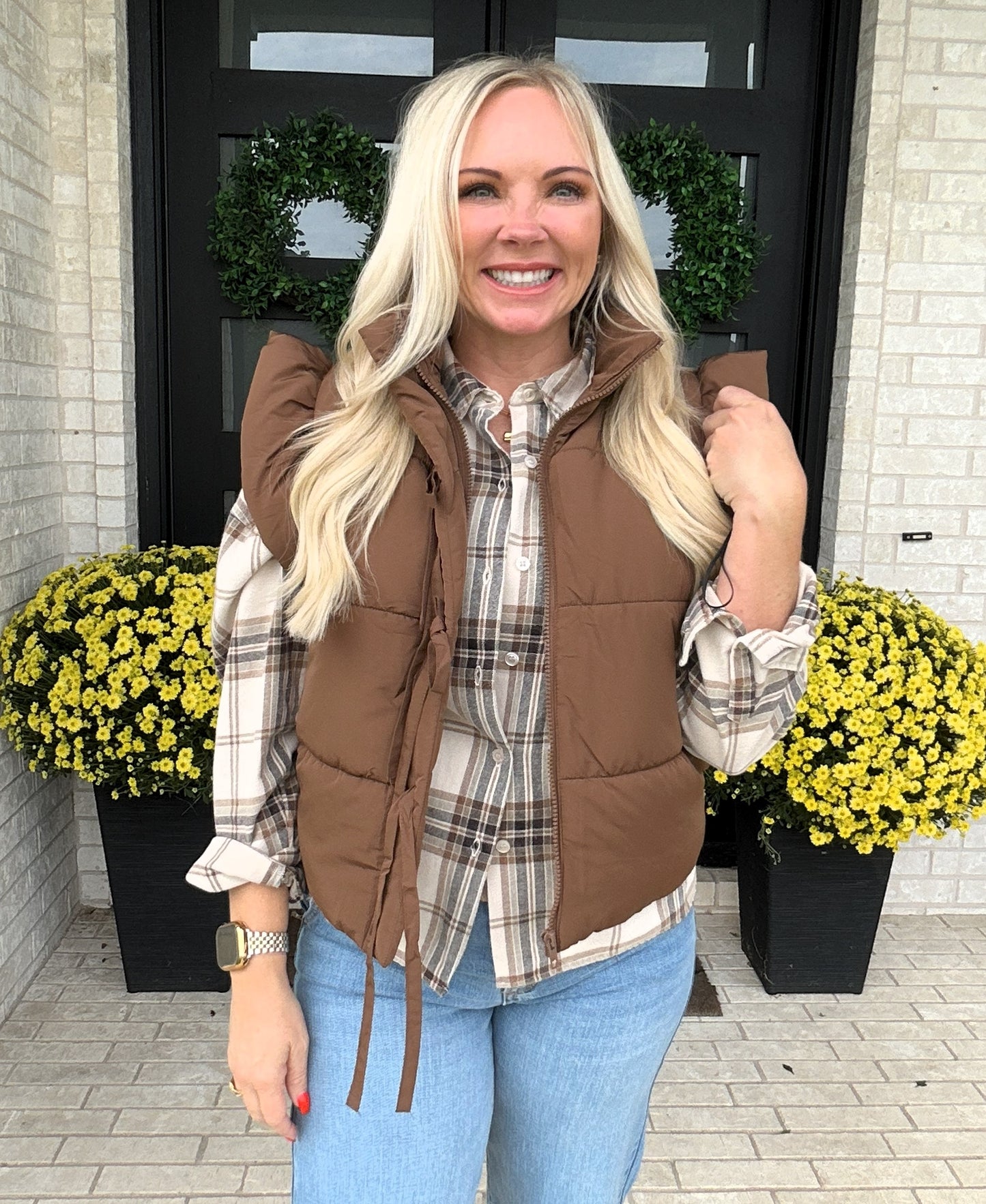 Cocoa Cloud Puffer Vest