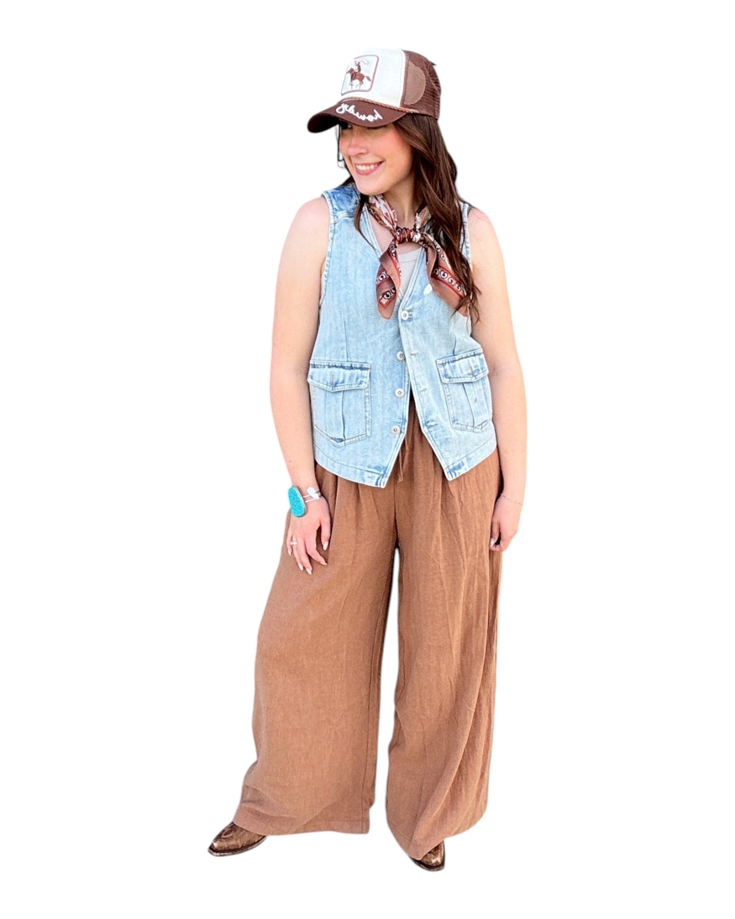 Utility Denim Vest
