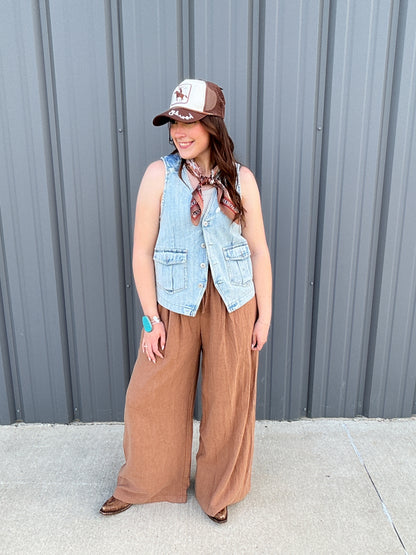Utility Denim Vest