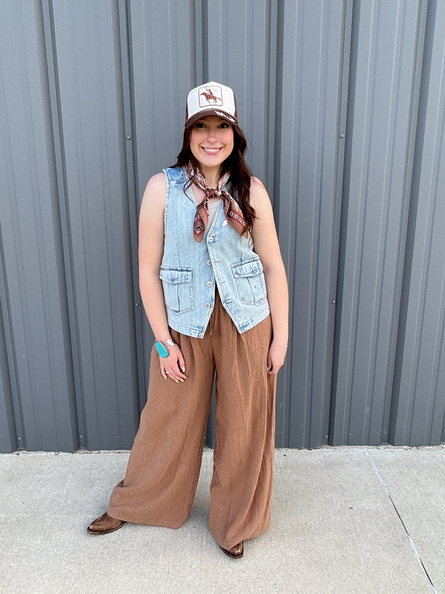 Utility Denim Vest