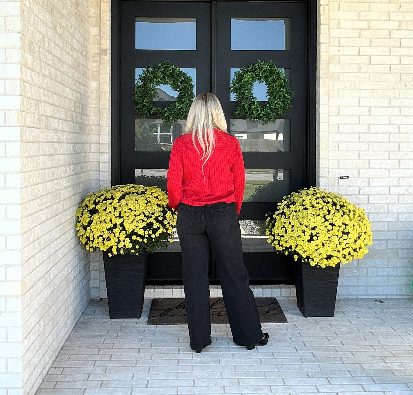 Midnight Stroll High-Rise Wide-Leg Jeans