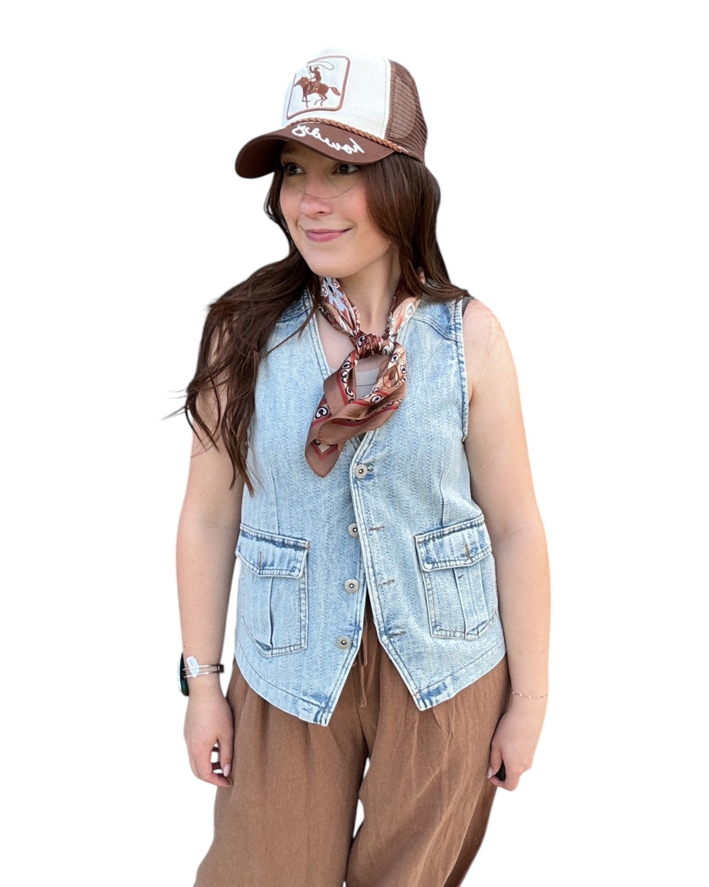 Utility Denim Vest