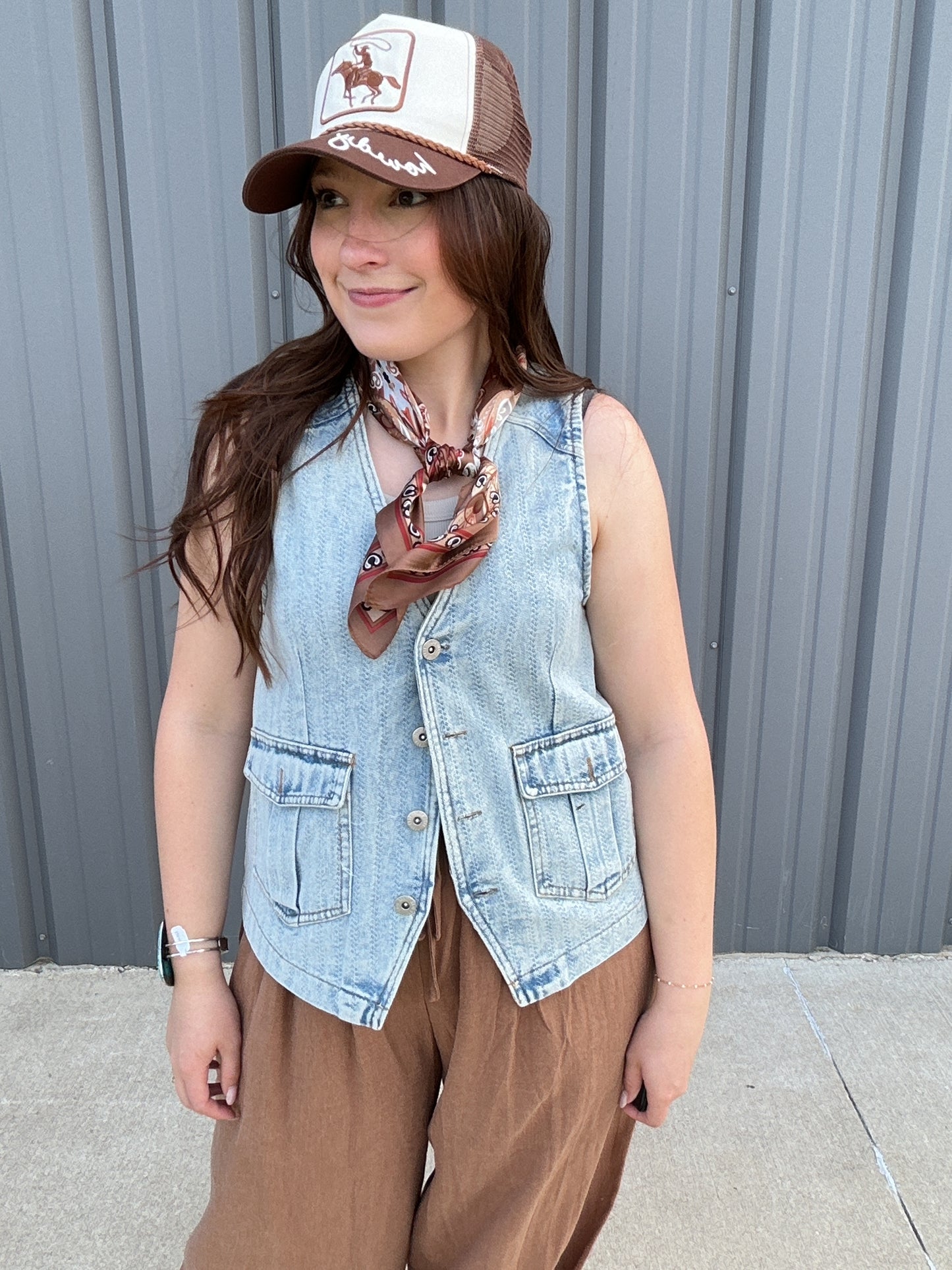 Utility Denim Vest
