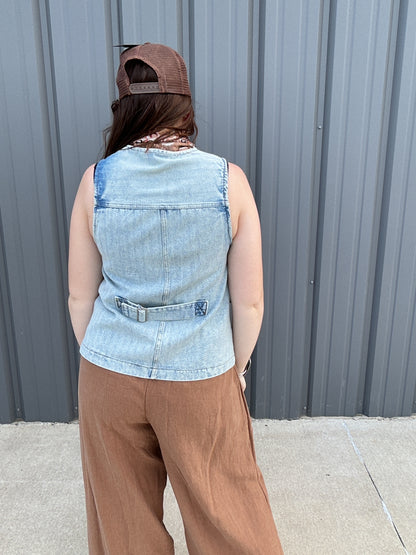 Utility Denim Vest