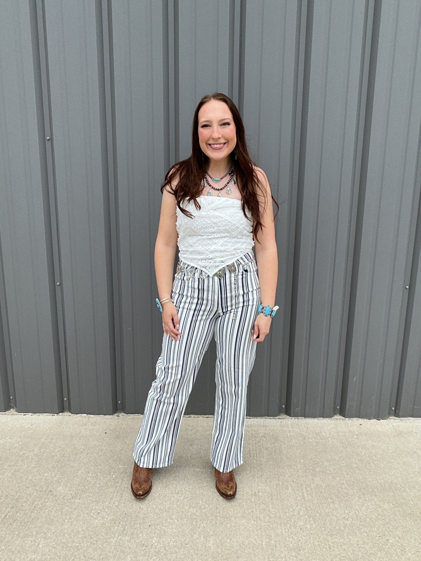 Boho Lace Crochet Cropped Top - White