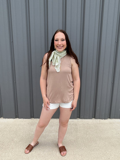 Simply Soft Tank - Taupe