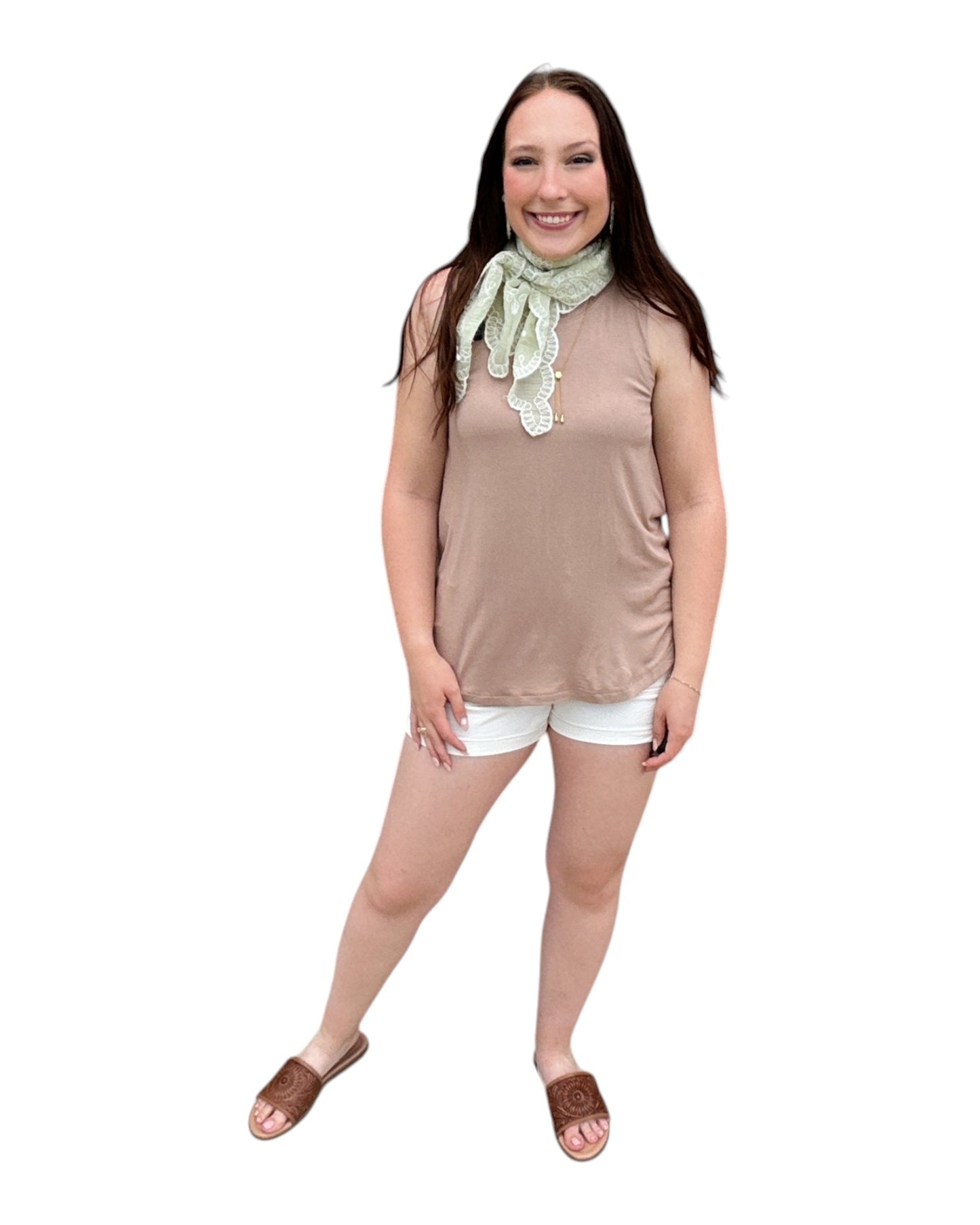 Simply Soft Tank - Taupe