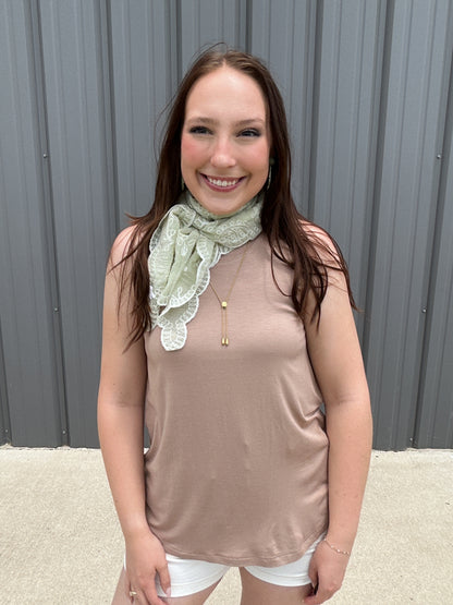 Simply Soft Tank - Taupe