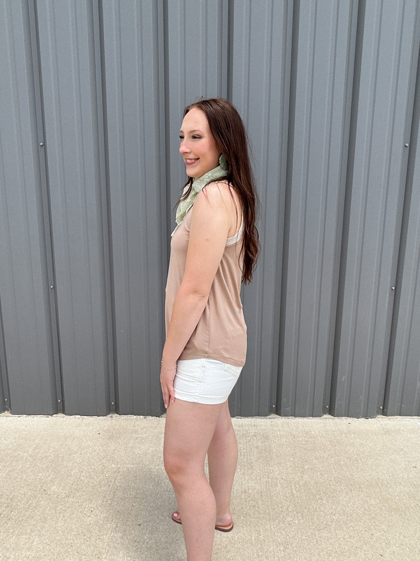 Simply Soft Tank - Taupe