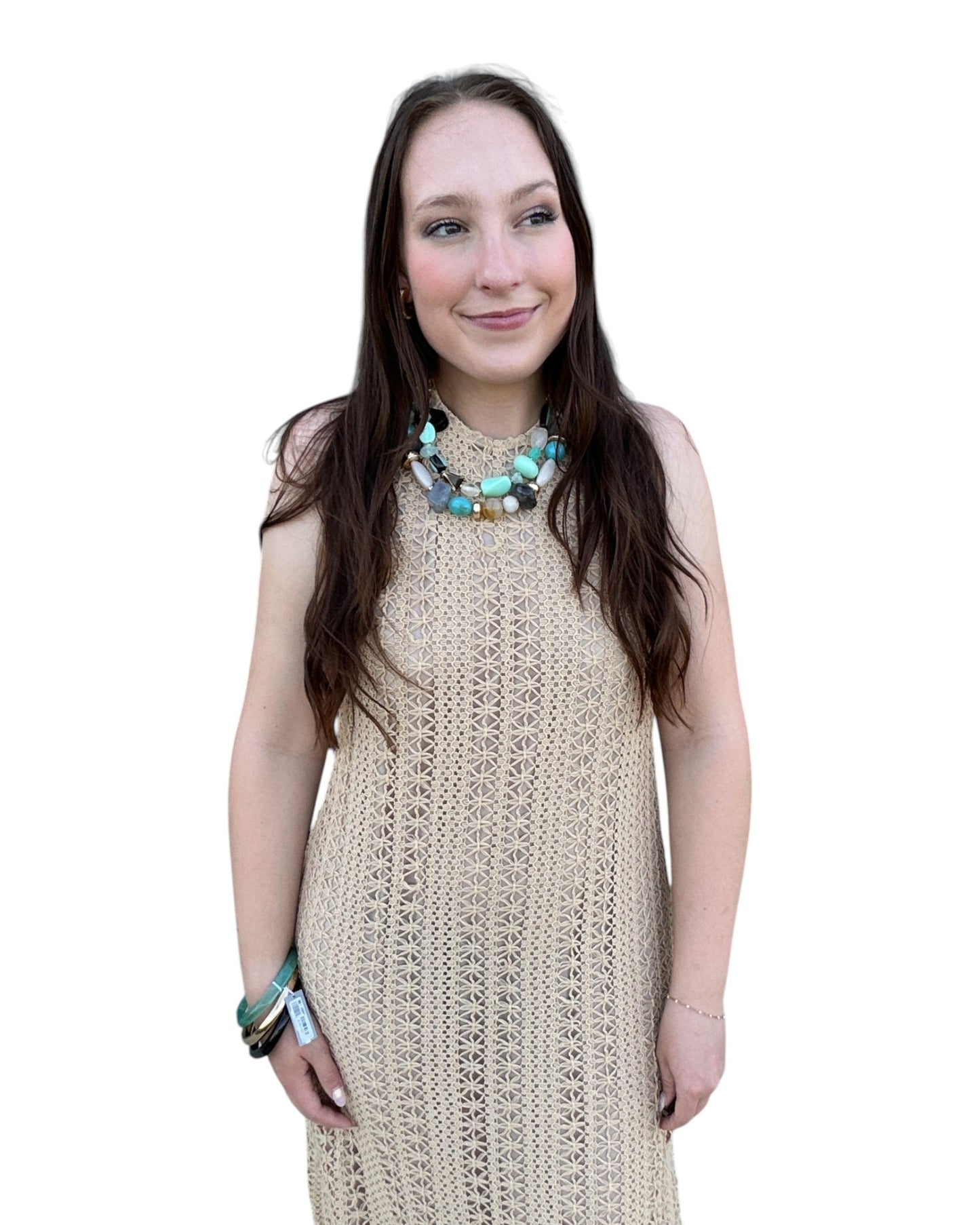 Golden Hour Crochet Dress