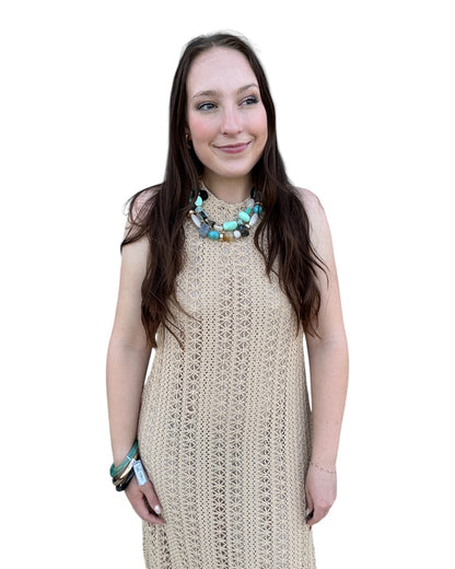 Golden Hour Crochet Dress
