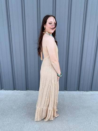 Golden Hour Crochet Dress