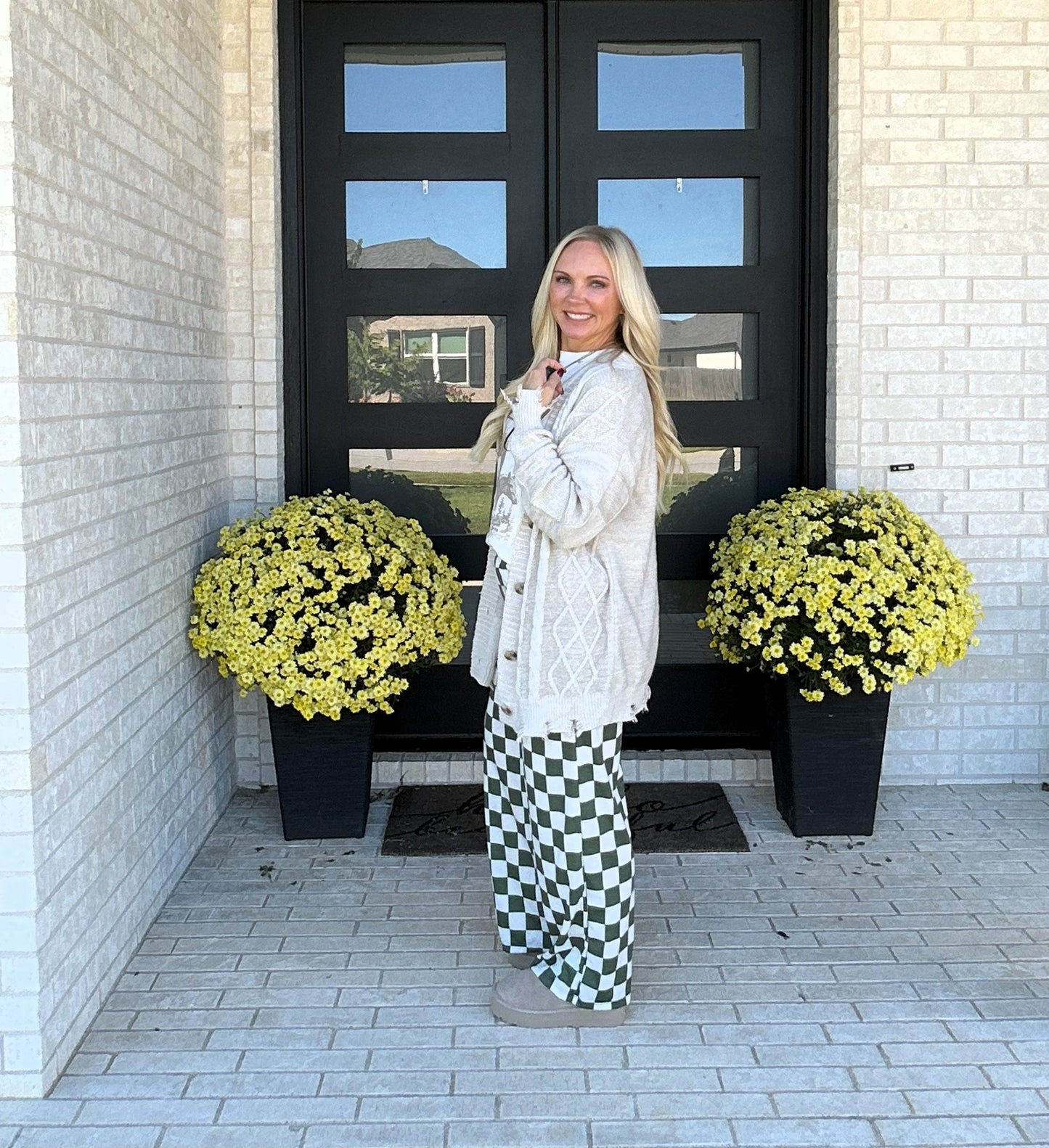 Chill Check Knit Pants