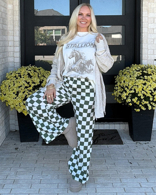 Chill Check Knit Pants