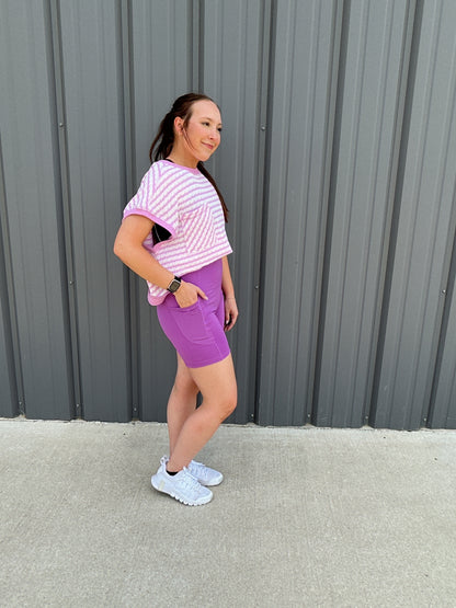 Studio Pocket Shorts - Purple