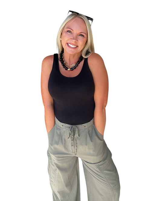 Bare Necessity Tank - Black