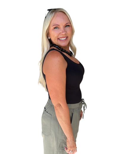Bare Necessity Tank - Black