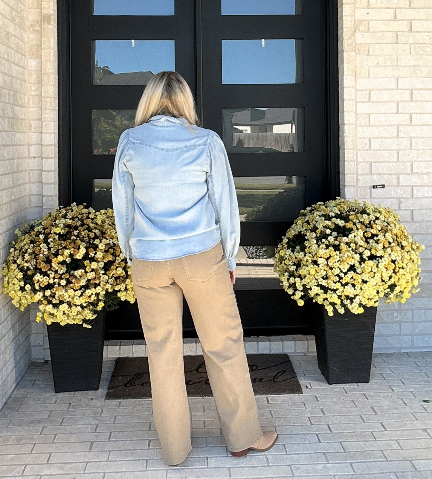 The Applewood Denim Top