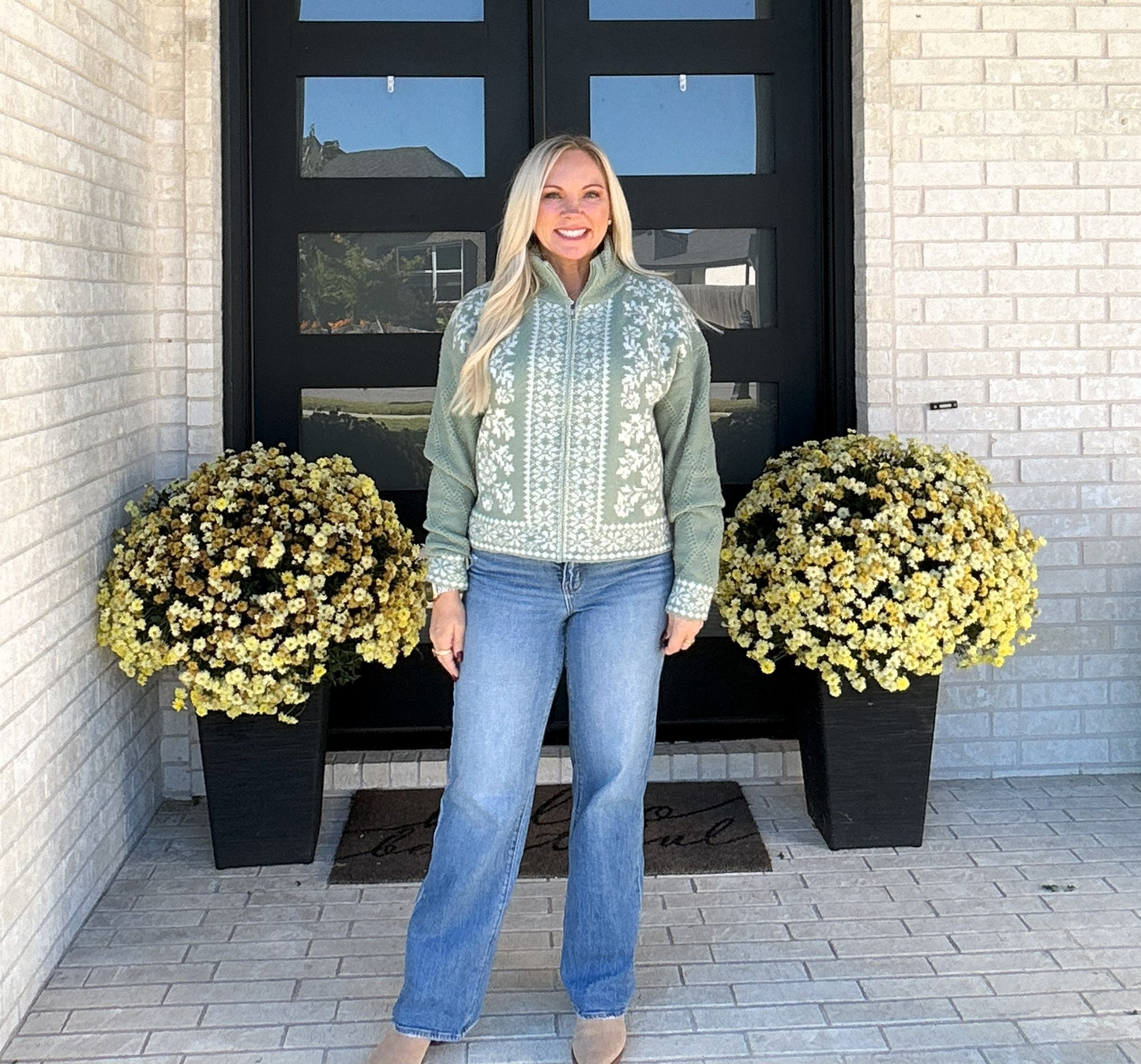 The Orchard Zip Cardigan