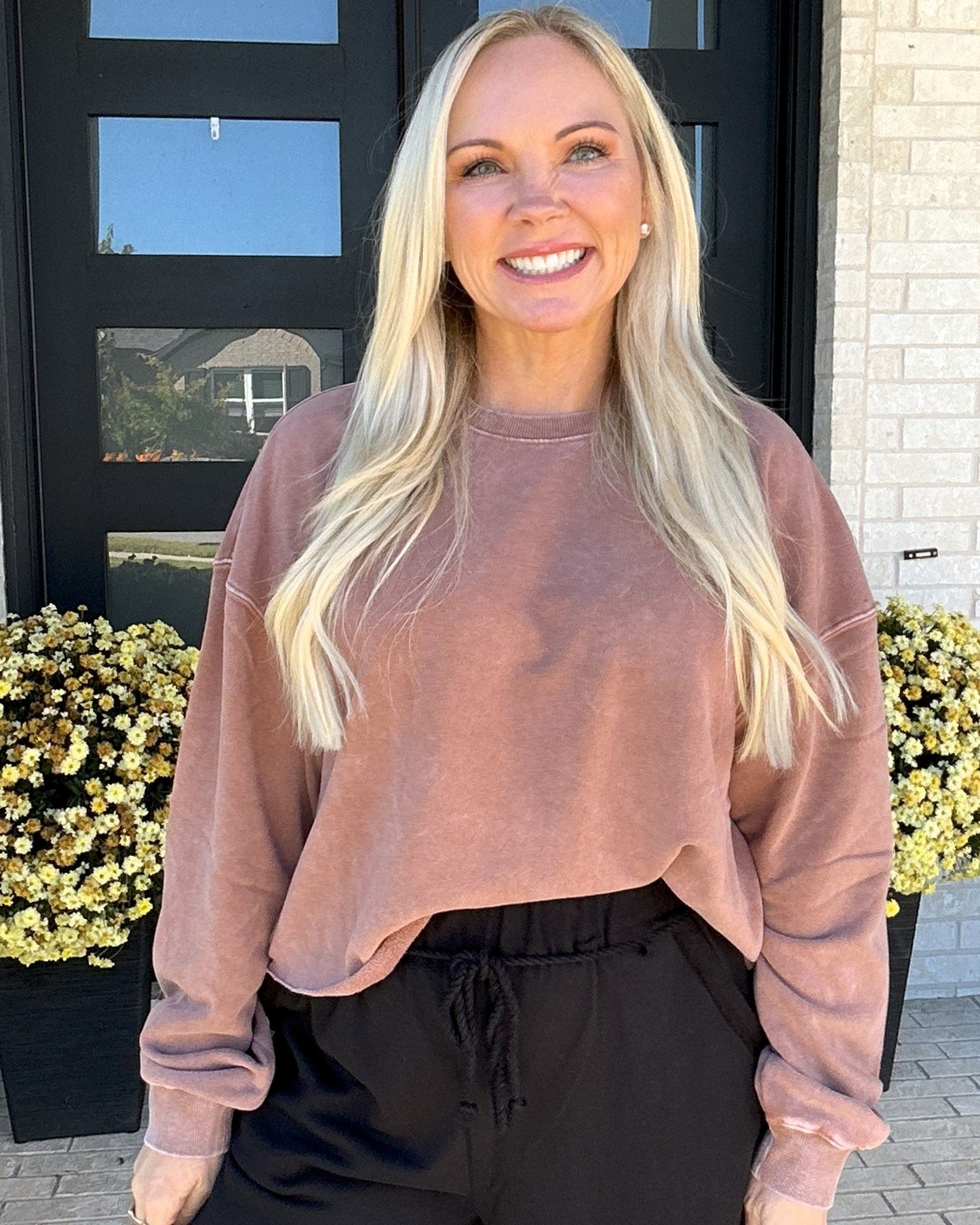 Easy Does It Pullover - Brown