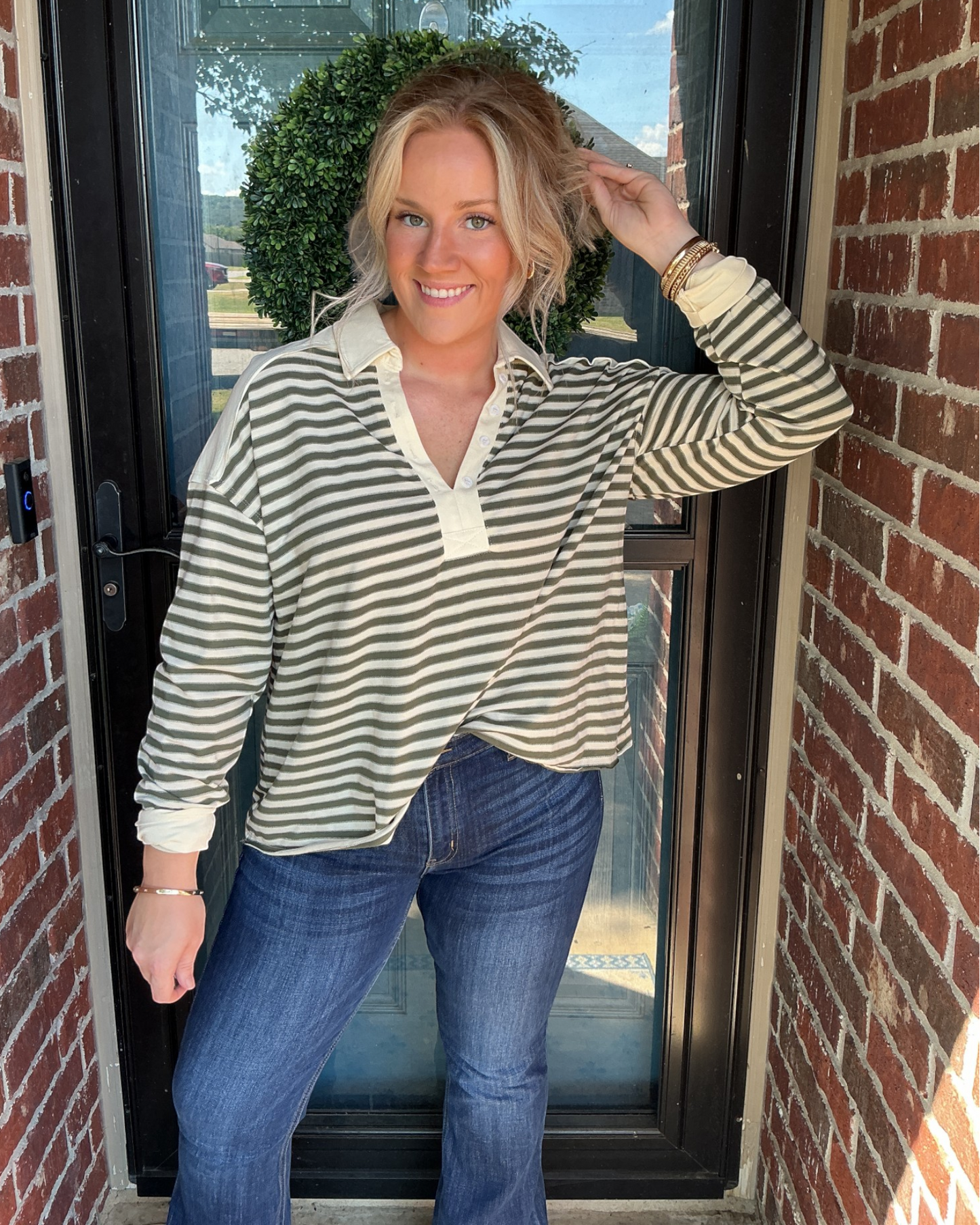 Prep Stripe Pullover