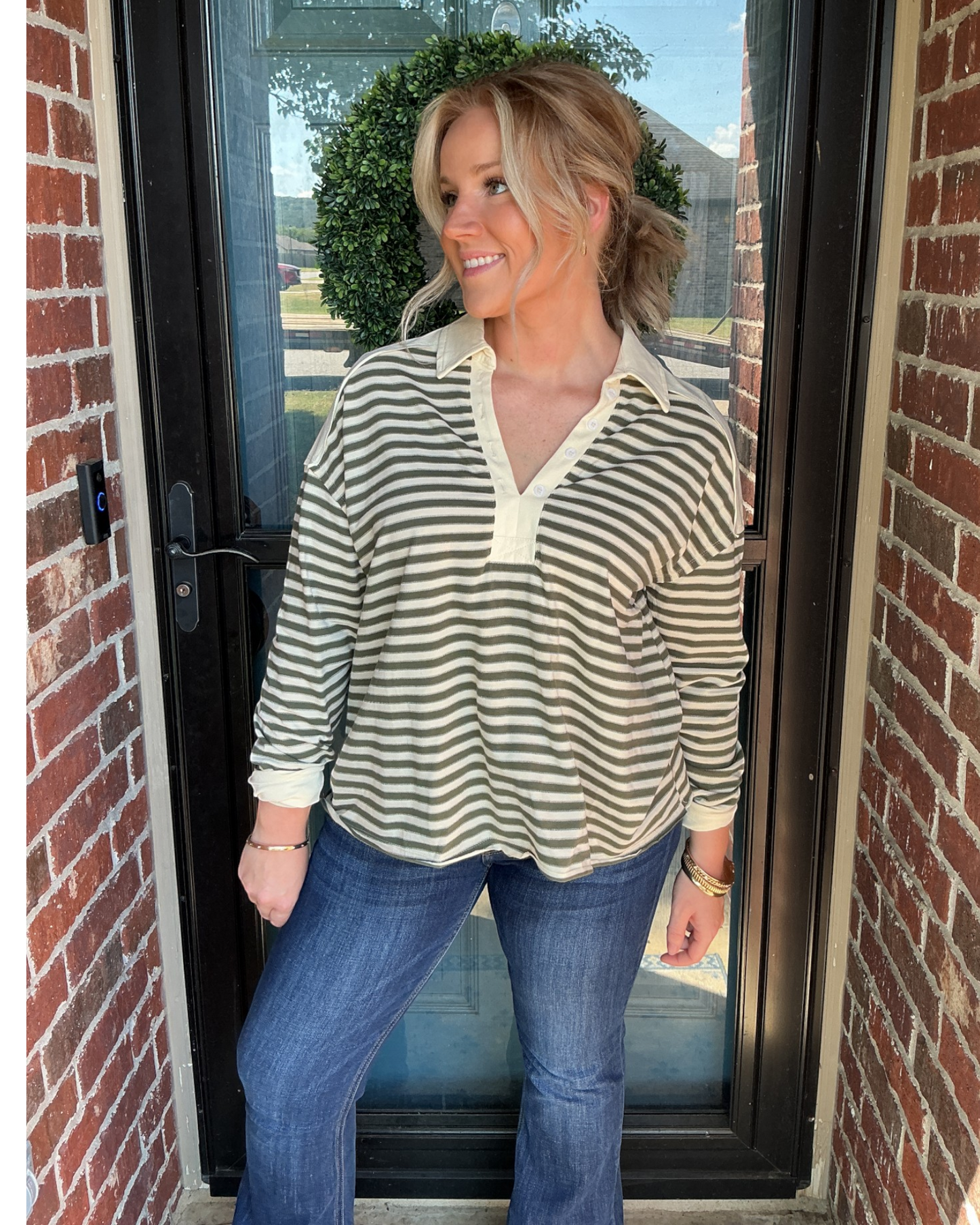 Prep Stripe Pullover